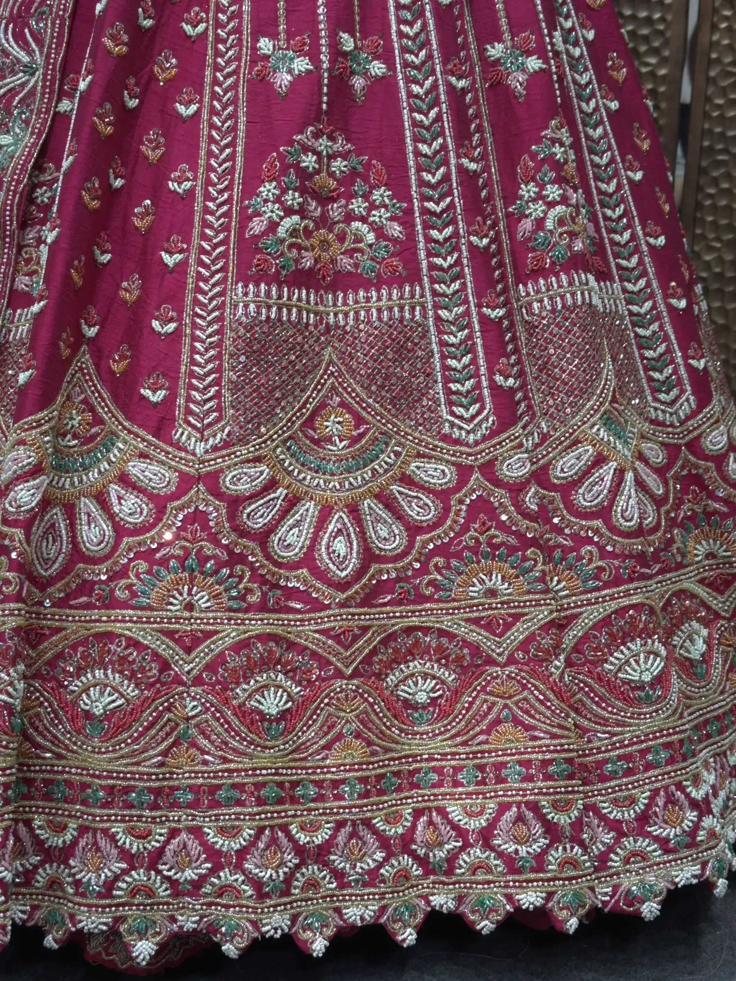 Latest Bridal Lehenga With Handwork